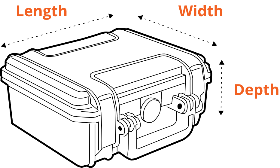 Case Dimensions Length x Width x Depth 