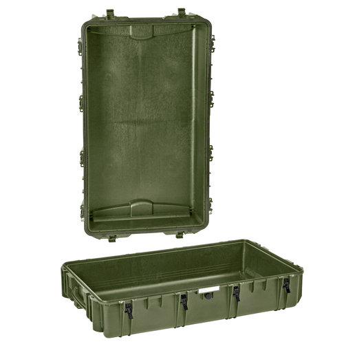 Explorer 10840 Waterproof Case With Wheels - Olive Green Empty