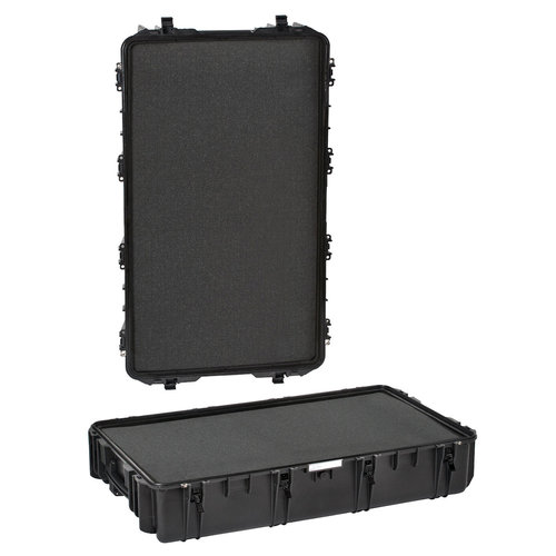 Explorer 10840 Waterproof Case With Wheels - Black with Foam