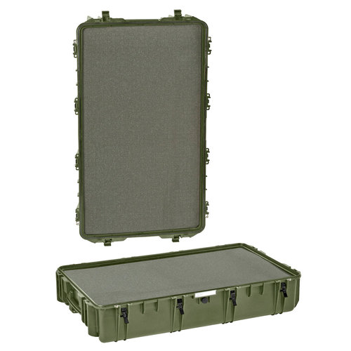 Explorer 10840 Waterproof Case With Wheels - Olive Green with Foam