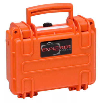Explorer 1908 Waterproof Case - Orange Front