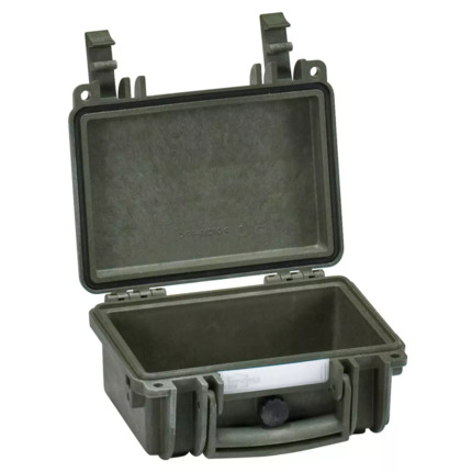 Explorer 1908 Waterproof Case - Mil Green Empty