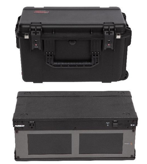 SKB 3I-2213M124U 4U ISERIES Injection Moulded Shallow Fly Rack - 9