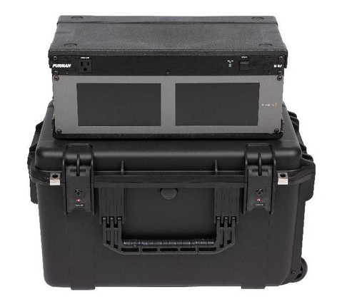 SKB 3I-2213M124U 4U ISERIES Injection Moulded Shallow Fly Rack - 9