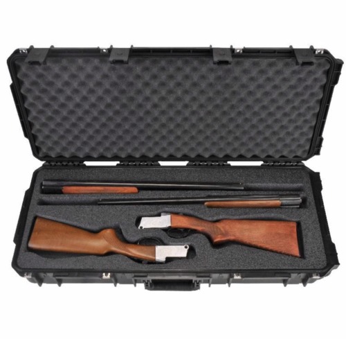 SKB 3i-3614-CBD Double Custom Breakdown Shotgun Case with Wheels