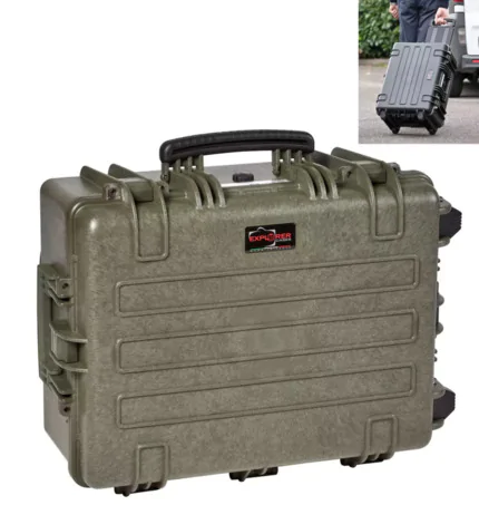 Explorer 5326 Case With Wheels - Olive Green Front