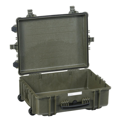 Explorer 5823 Waterproof Case With Wheels - Olive Green Empty