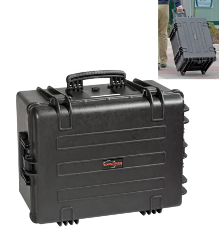 Explorer 5833 Waterproof Case With Wheels - Black Front 