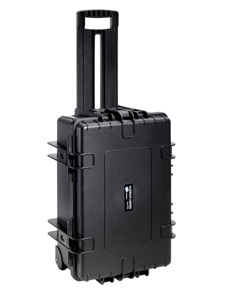 B&W Outdoor Case Type 6700 with Wheels - Black - Case Empty