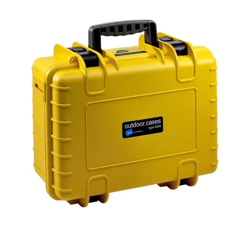B&W Outdoor Case type 4000 Yellow Front
