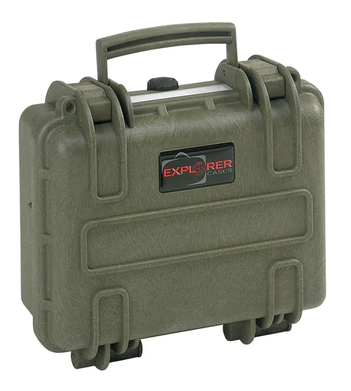 Explorer 2712 Waterproof Case - Olive Front