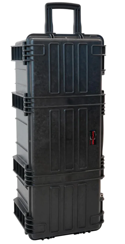 Explorer 9433 Waterproof Case With Wheels - Black Standing
