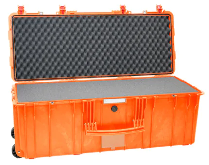 Explorer 9433 Waterproof Case With Wheels - Orange with Foam