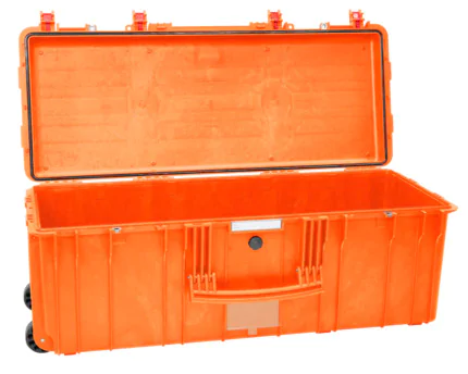 Explorer 9433 Waterproof Case With Wheels - Orange Empty