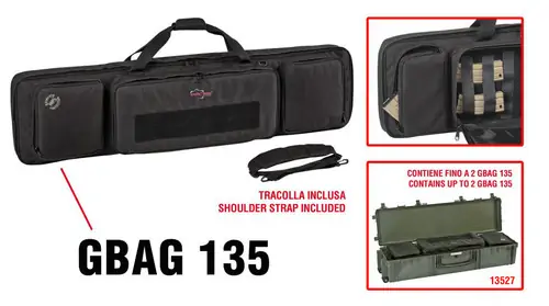Explorer GBAG 135 features - Includes shoulder strap.