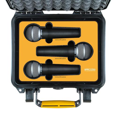 HPRC 2250 Case for 6 Universal Microphones