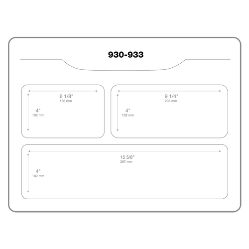 NANUK 930 Lid Organiser