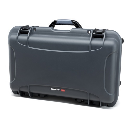 Nanuk 935 Case For 3 Wine Bottles - With Wheels - Graphite