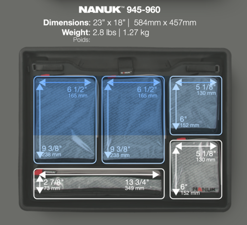 Nanuk 950 Lid Organiser