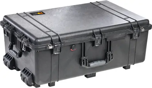 Peli 1650 Case With Dividers SPECIAL OFFER - with wheels - Black