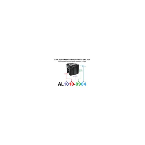 Peli Single Lid Cube Case AL1010-0904