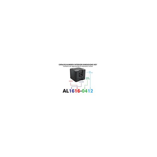 Peli Single Lid Cube Case AL1616-0412