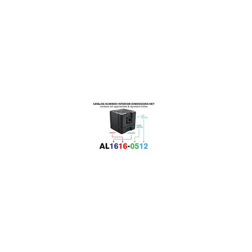 Peli Single Lid Cube Case AL1616-0512