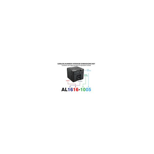 Peli Single Lid Cube Case AL1616-1005
