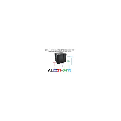 Peli Single Lid Cube Case AL2221-0419DE