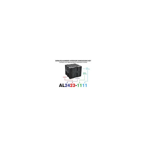 Peli Single Lid Cube Case AL2423-1111