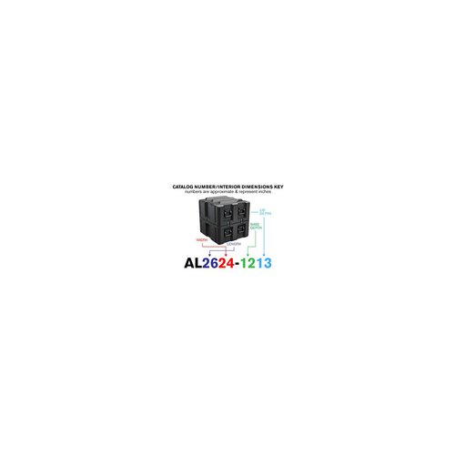 Peli Single Lid Cube Case AL2624-1213