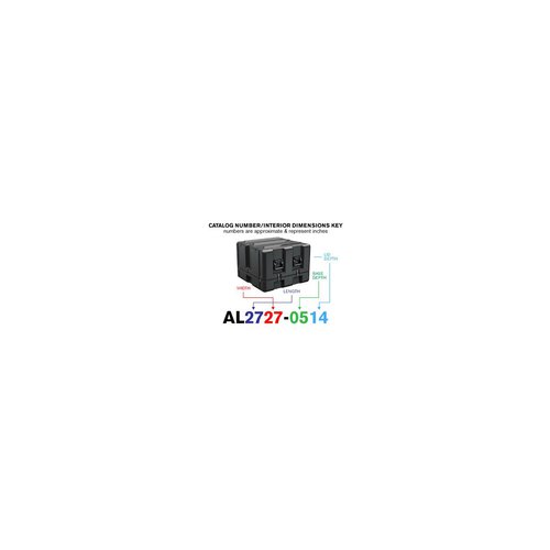Peli Single Lid Cube Case AL2727-0514