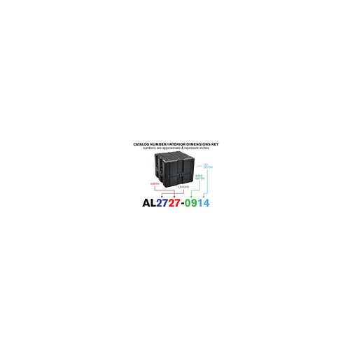 Peli Single Lid Cube Case AL2727-0914