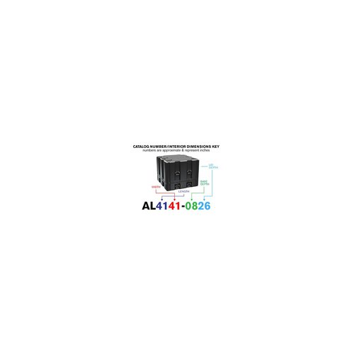 Peli Single Lid Cube Case AL4141-0826