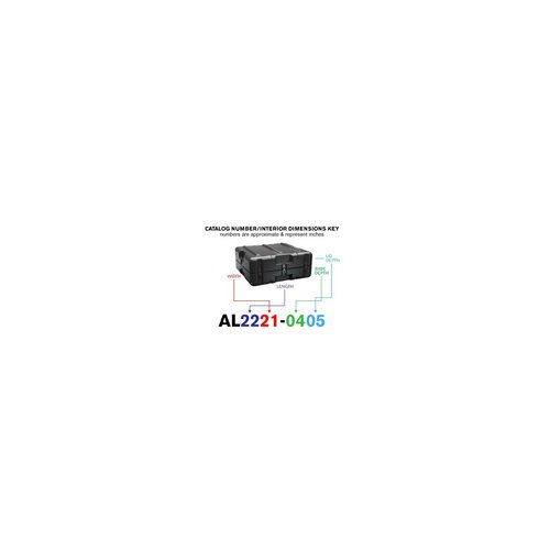 Peli Single Lid Flat Case AL2221-0405