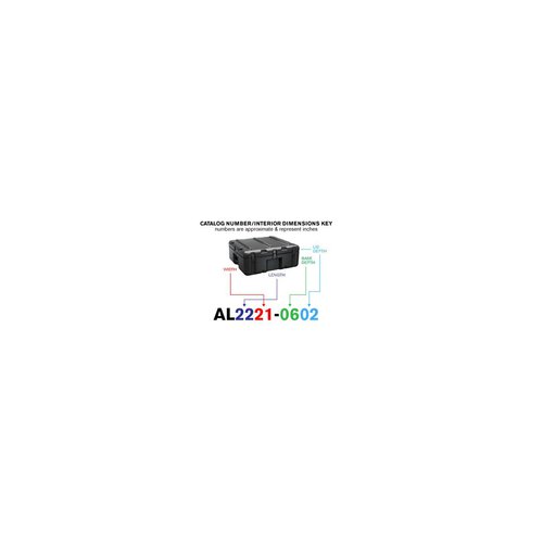 Peli Single Lid Flat Case AL2221-0602