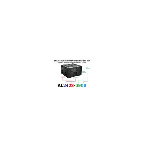 Peli Single Lid Flat Case AL2423-0906