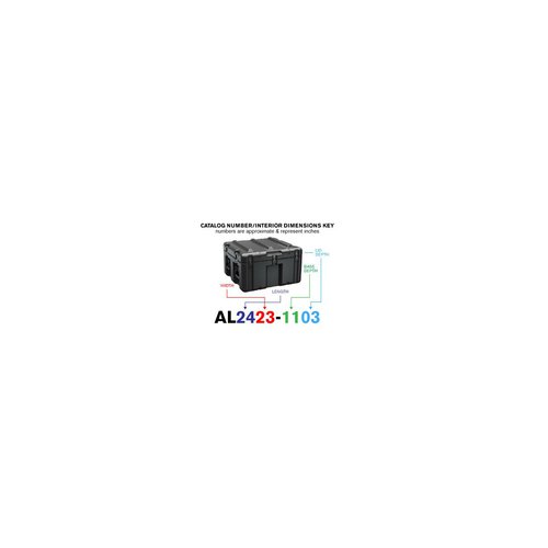 Peli Single Lid Flat Case AL2423-1103