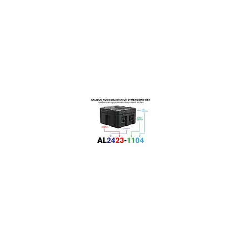 Peli Single Lid Flat Case AL2423-1104