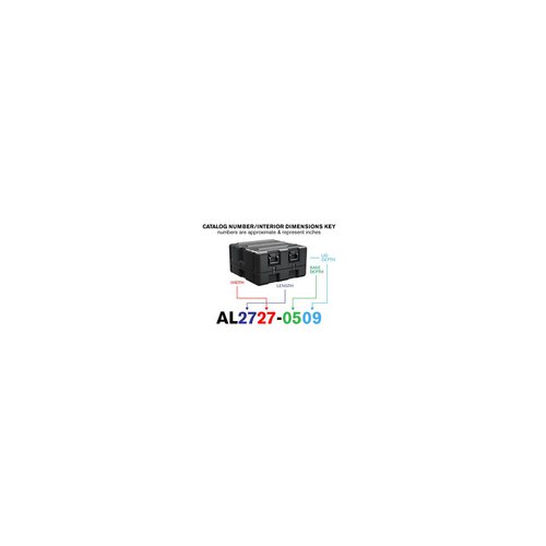 Peli Single Lid Flat Case AL2727-0509