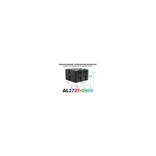 Peli Single Lid Flat Case AL2727-0909