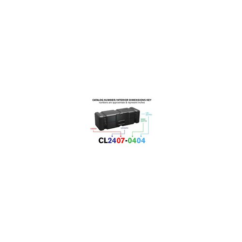 Peli Single Lid Long Case CL2407-0404