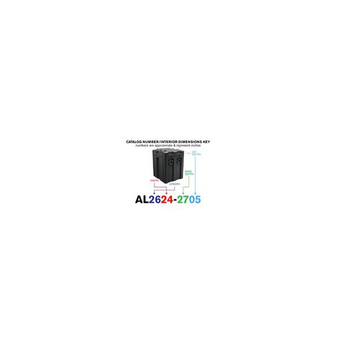 Peli Single Lid Tower Case AL2624-2705