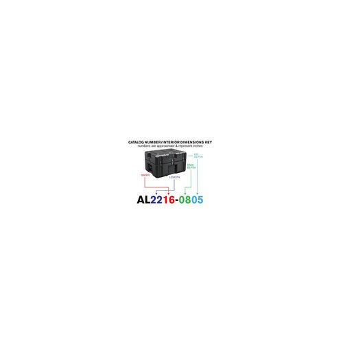 Peli Single Lid Trunk Case AL2216-0805