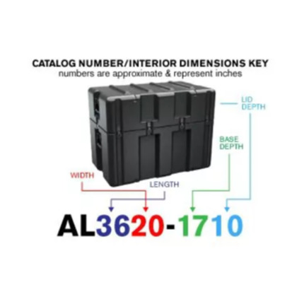 Peli Single Lid Trunk Case AL3620-1710
