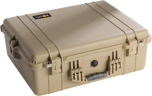 Peli 1600 Case - Tan - Case Empty
