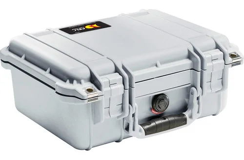 Peli 1400 Case - Silver - Case Empty
