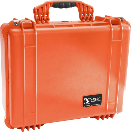 Peli 1550 Case - Orange - Case with Dividers