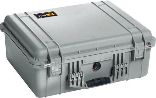 Peli 1550 Case - Silver - Case with Foam