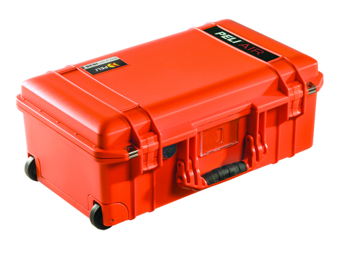 Peli 1535 Air Case Carry On with Wheels - Orange - Case with Dividers
